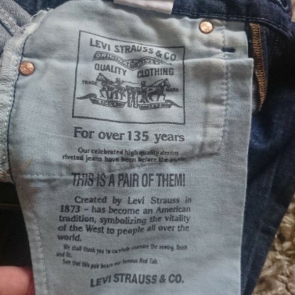 Levis Women's Jeans 10529 Bootcut Dark Blue W26 L29 Offers Welcome - Picture 7 of 10